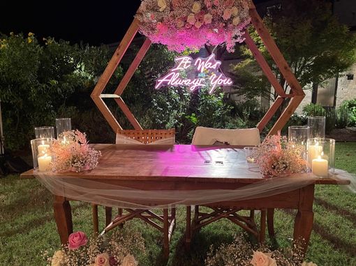 Bridal Table Outdoor Reception